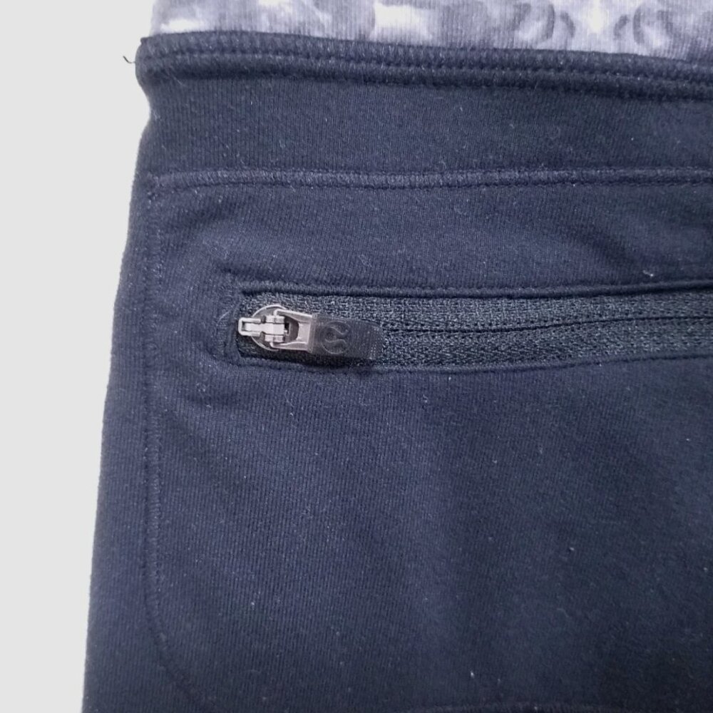 Lululemon Black Roses Print Crop Leggings 6 Small Woman's Pants Capri Flower - Picture 5 of 7